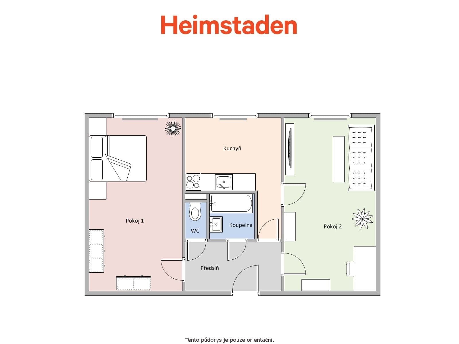 Pronájem bytu 2+1 49 m², Studentská, Karviná, Moravskoslezský kraj Pronájem bytu 2+1 49 m², Studentská, Karviná, Moravskoslezský kraj