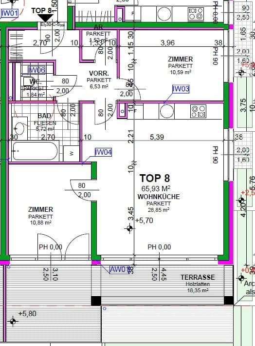 Pronájem bytu 3+1 66 m², Heiligenstädter Straße 395a, Wien, Wien Pronájem bytu 3+1 66 m², Heiligenstädter Straße 395a, Wien, Wien