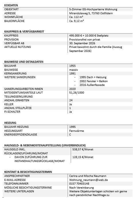 Prodej bytu 5+1 112 m², Ostfildern, Bádensko-Württembersko Prodej bytu 5+1 112 m², Ostfildern, Bádensko-Württembersko