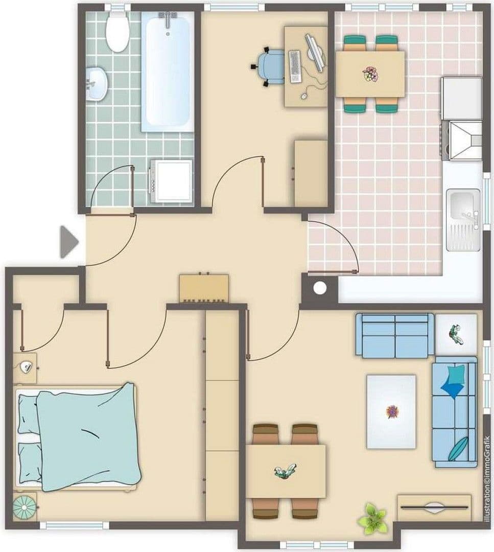 Pronájem bytu 4+1 70 m², Brenkenackerweg 35, Lichtenstein, Bádensko-Württembersko Pronájem bytu 4+1 70 m², Brenkenackerweg 35, Lichtenstein, Bádensko-Württembersko