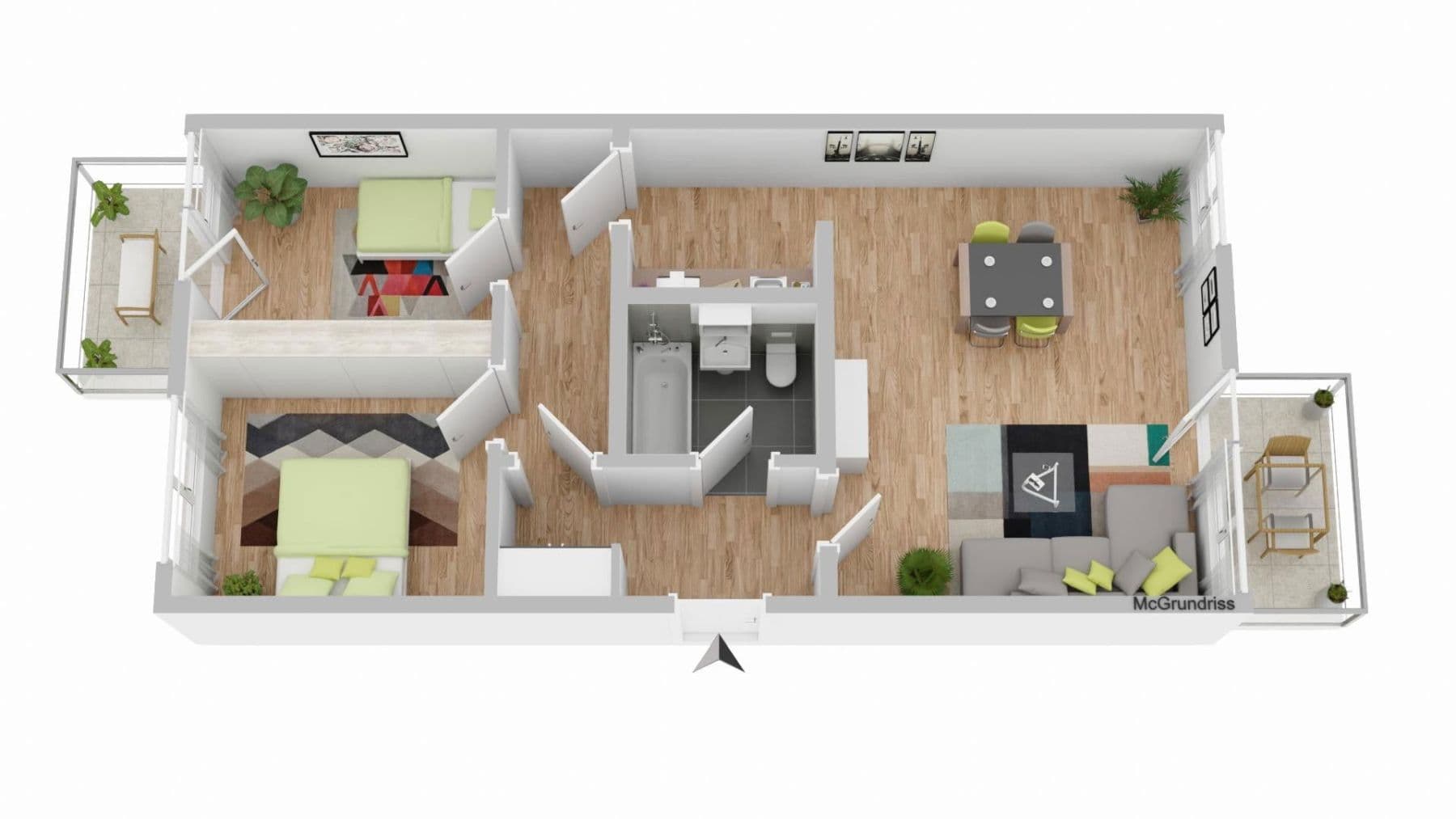 Prodej bytu 3+1 69 m², Rektoratsweg 127, Münster, Severní Porýní-Vestfálsko Prodej bytu 3+1 69 m², Rektoratsweg 127, Münster, Severní Porýní-Vestfálsko