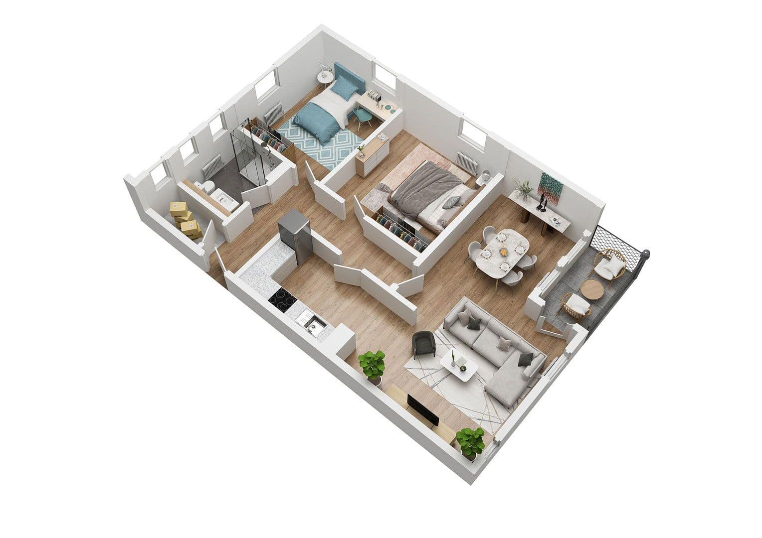 Pronájem bytu 3+1 72 m², Selbitz, Bavorsko Pronájem bytu 3+1 72 m², Selbitz, Bavorsko