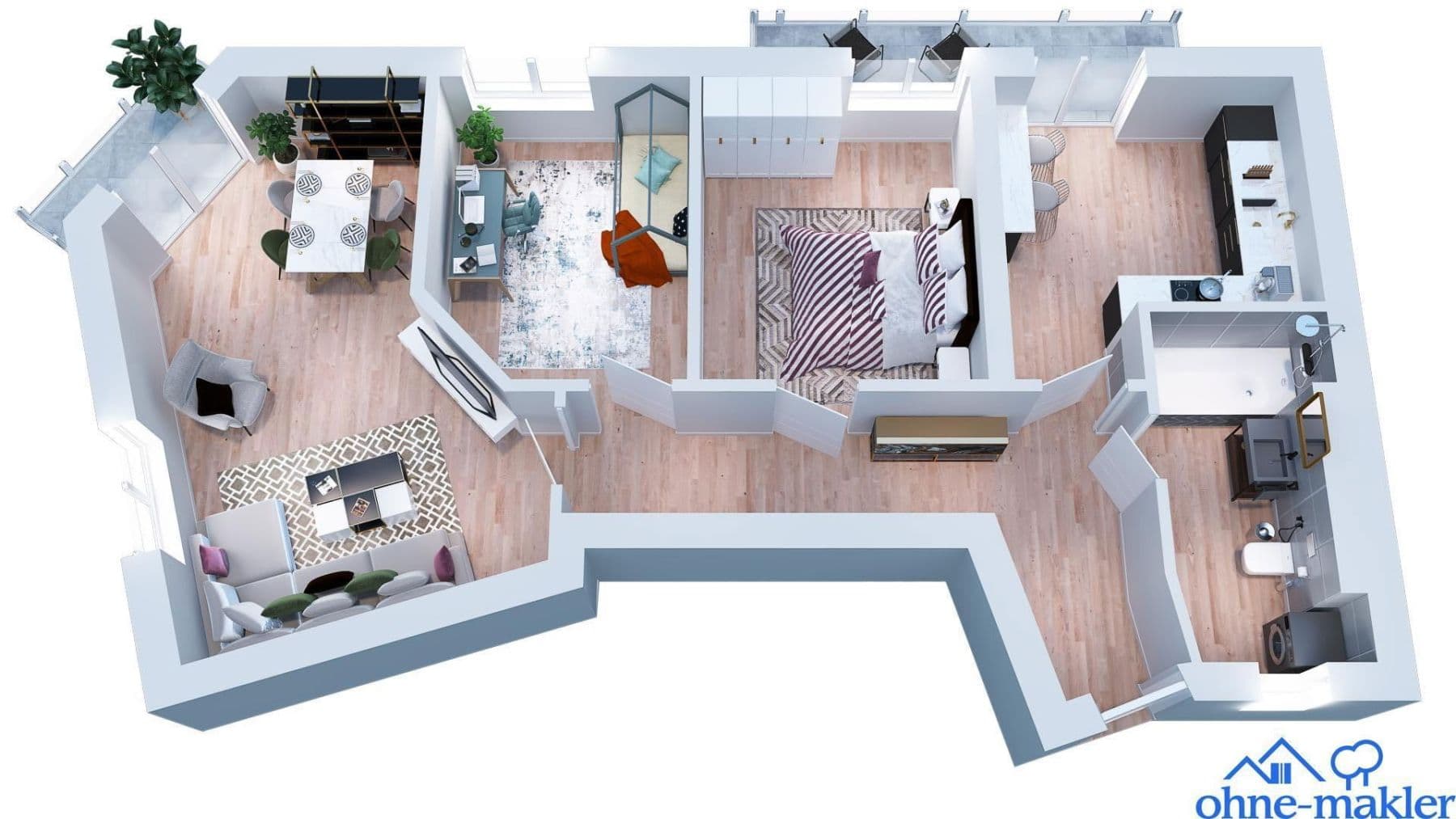 Pronájem bytu 3+1 67 m², Bürgelstraße 2, Magdeburg, Sasko-Anhaltsko Pronájem bytu 3+1 67 m², Bürgelstraße 2, Magdeburg, Sasko-Anhaltsko