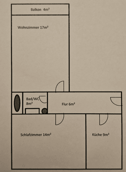 Pronájem bytu 2+1 54 m², zeppelinstr 50, Maintal, Hessen Pronájem bytu 2+1 54 m², zeppelinstr 50, Maintal, Hessen