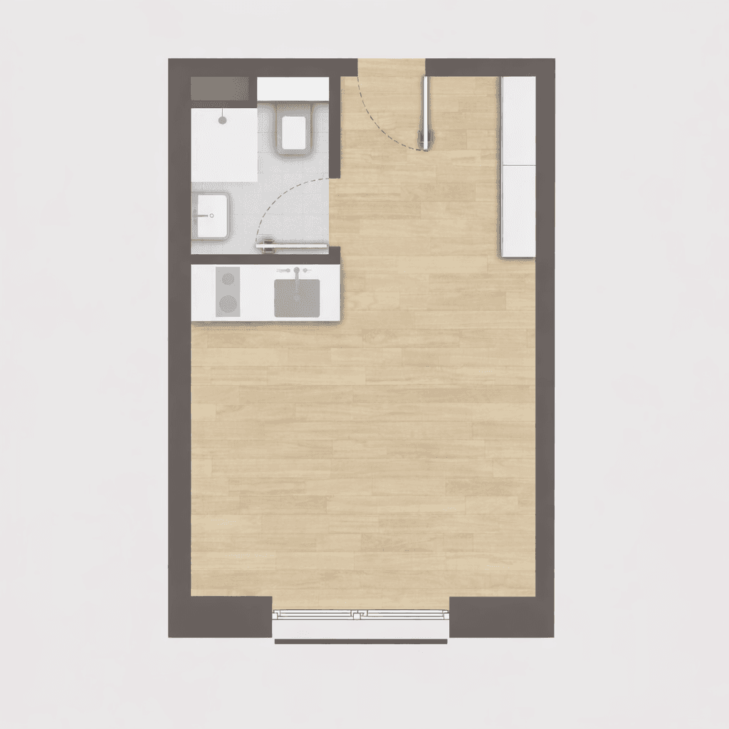 Pronájem bytu 1+1 27 m², Mainz, Porýní-Falc Pronájem bytu 1+1 27 m², Mainz, Porýní-Falc