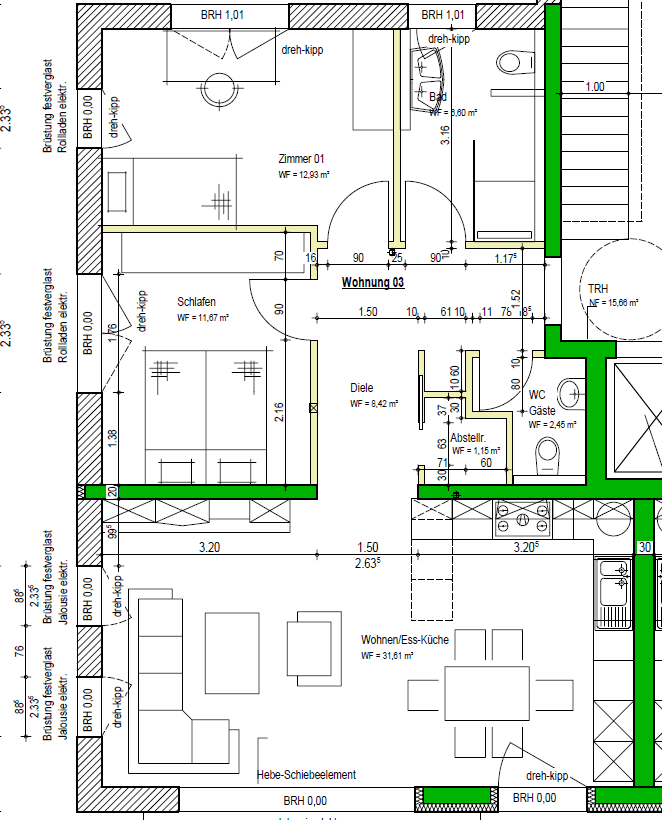 Pronájem bytu 3+1 84 m², Rottenburg am Neckar, Bádensko-Württembersko Pronájem bytu 3+1 84 m², Rottenburg am Neckar, Bádensko-Württembersko