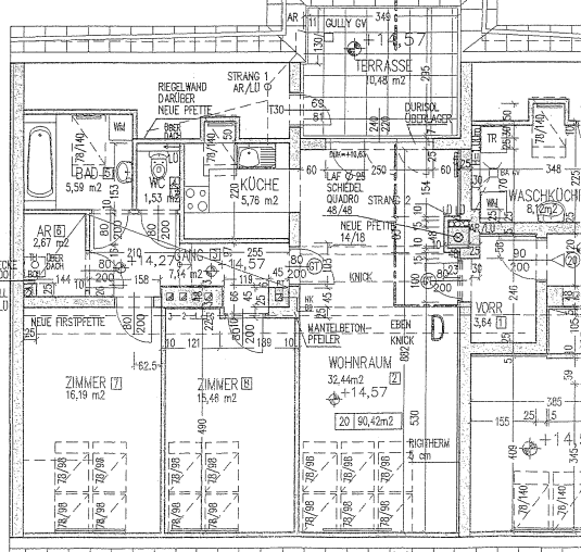 Pronájem bytu 3+1 90 m², Gurkgasse 26, Wien, Wien Pronájem bytu 3+1 90 m², Gurkgasse 26, Wien, Wien