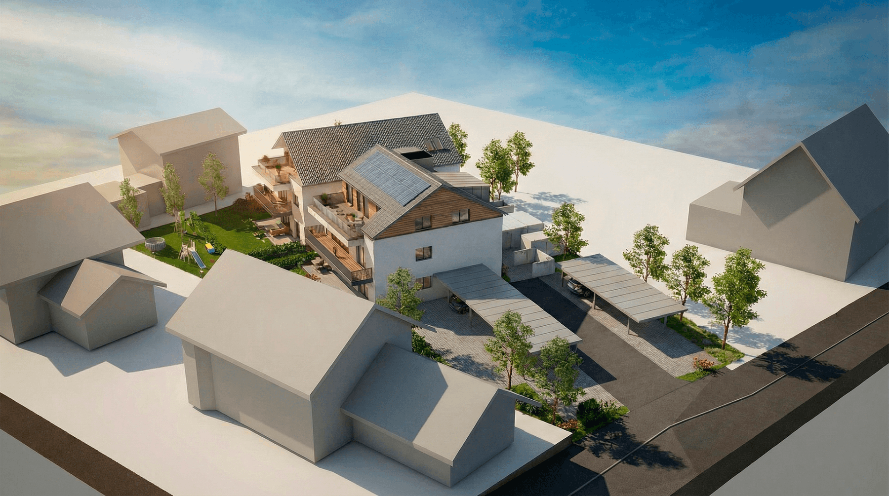 Prodej bytu 4+1 89 m², Seekirchnerstrasse, Obertrum, Salcbursko Prodej bytu 4+1 89 m², Seekirchnerstrasse, Obertrum, Salcbursko