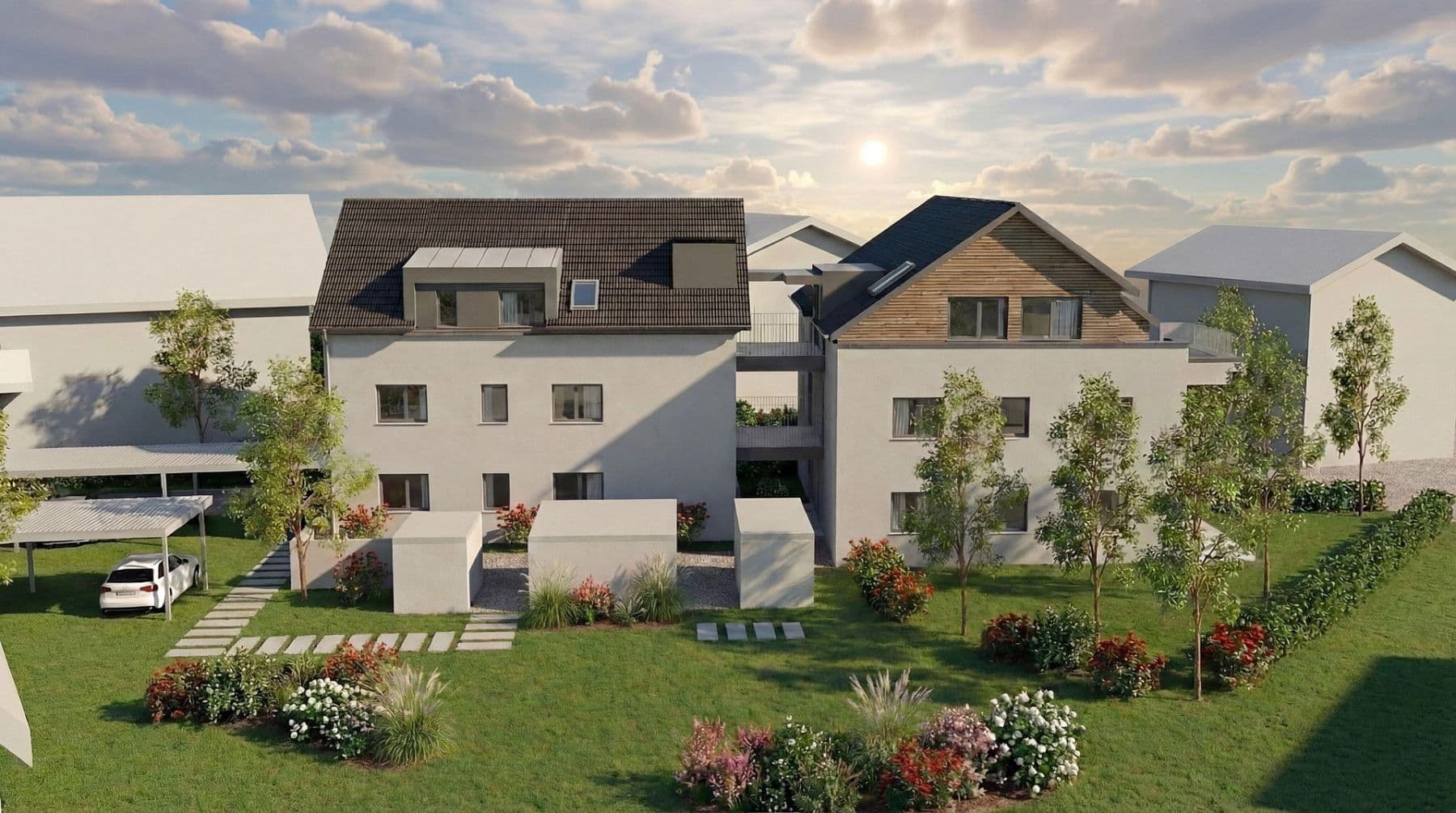 Prodej bytu 4+1 89 m², Seekirchnerstrasse, Obertrum, Salcbursko Prodej bytu 4+1 89 m², Seekirchnerstrasse, Obertrum, Salcbursko