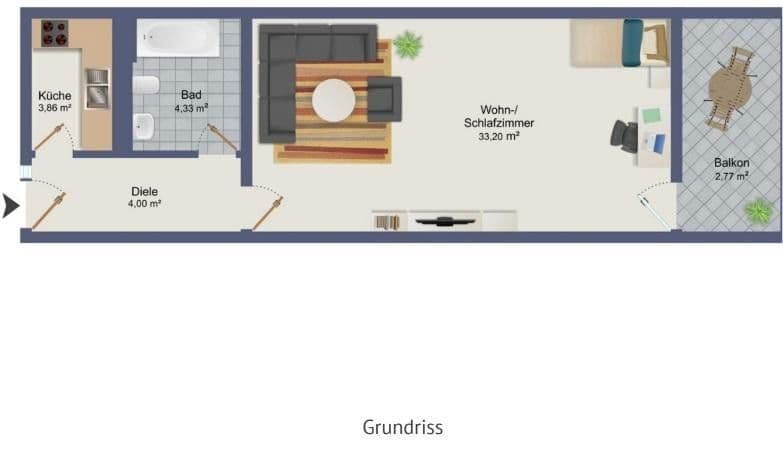 Prodej bytu 1+1 48 m², Freiherr von Stein Str. 2, Regensburg, Bavorsko Prodej bytu 1+1 48 m², Freiherr von Stein Str. 2, Regensburg, Bavorsko