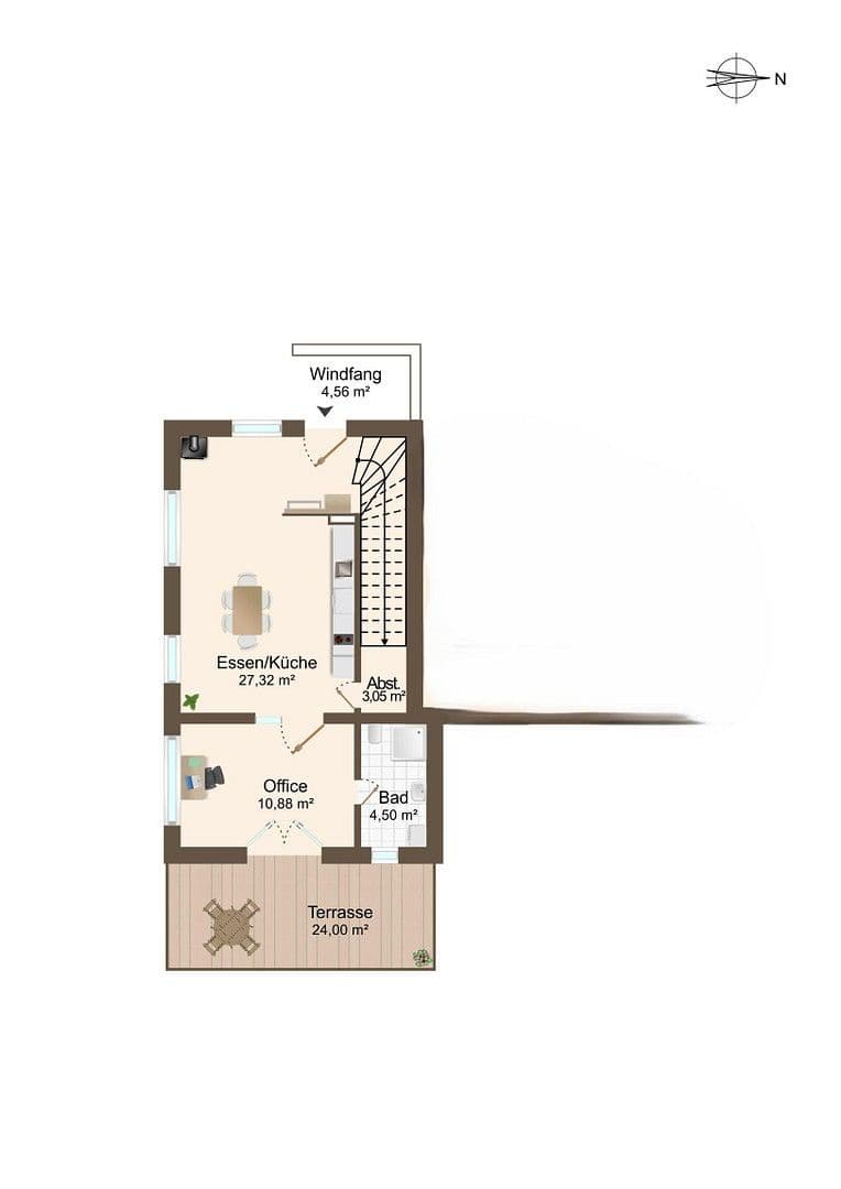 Pronájem domu 155 m², pozemek 250 m², Am Hang 33 B, Dorfhain, Sasko Pronájem domu 155 m², pozemek 250 m², Am Hang 33 B, Dorfhain, Sasko