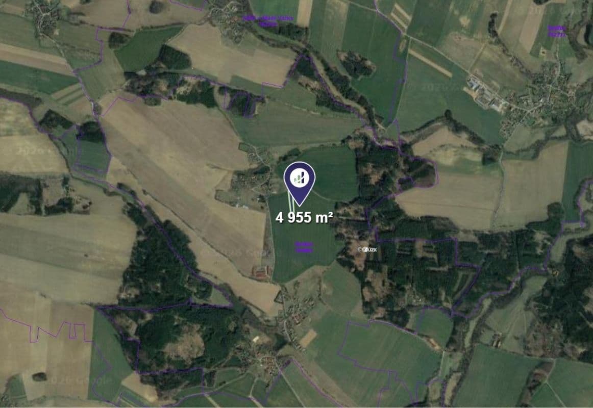 Prodej pozemku 4.955 m², Mladá Vožice, Jihočeský kraj Prodej pozemku 4.955 m², Mladá Vožice, Jihočeský kraj