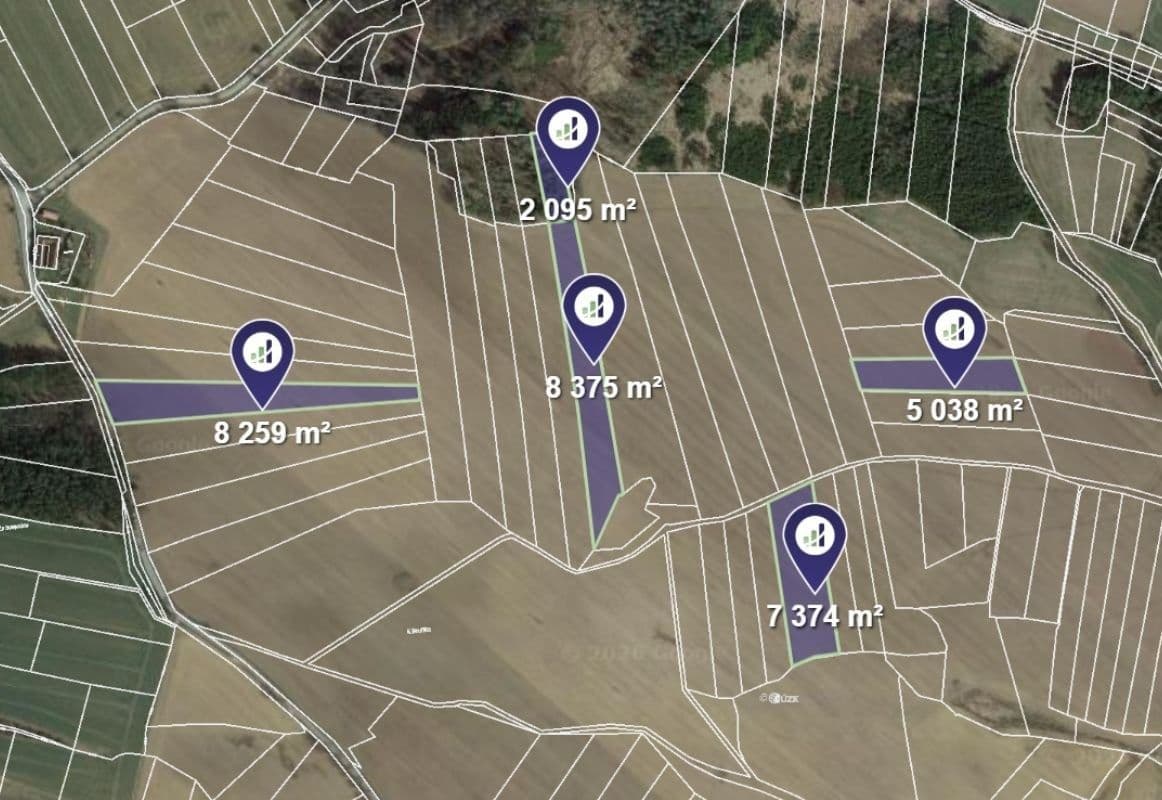 Prodej pozemku 31.141 m², Mladá Vožice, Jihočeský kraj Prodej pozemku 31.141 m², Mladá Vožice, Jihočeský kraj