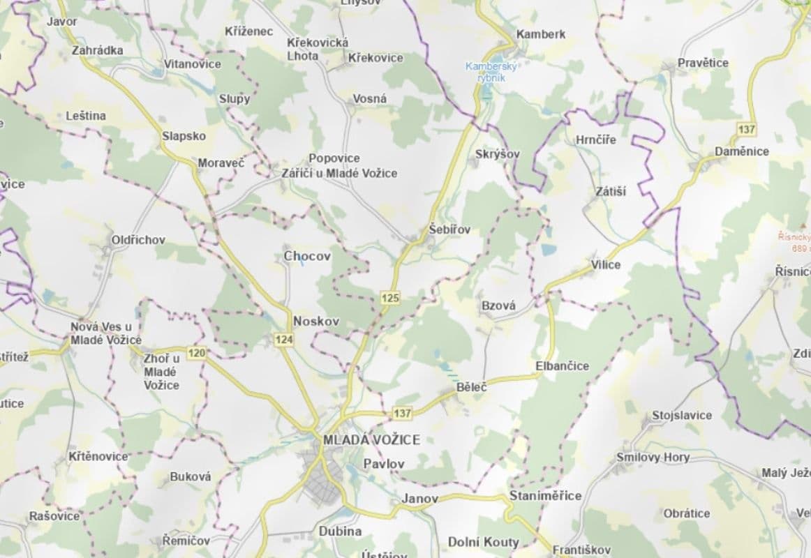 Prodej pozemku 31.141 m², Mladá Vožice, Jihočeský kraj Prodej pozemku 31.141 m², Mladá Vožice, Jihočeský kraj