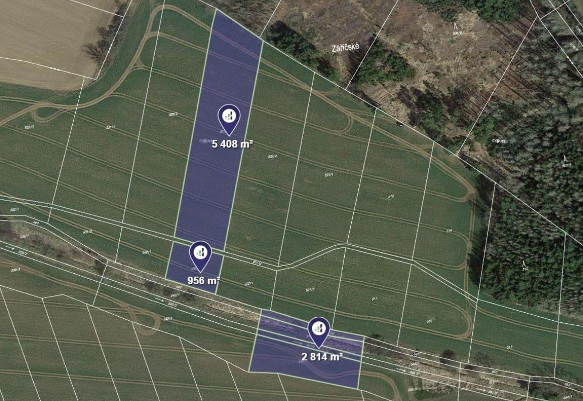 Prodej pozemku 9.178 m², Mladá Vožice, Jihočeský kraj Prodej pozemku 9.178 m², Mladá Vožice, Jihočeský kraj