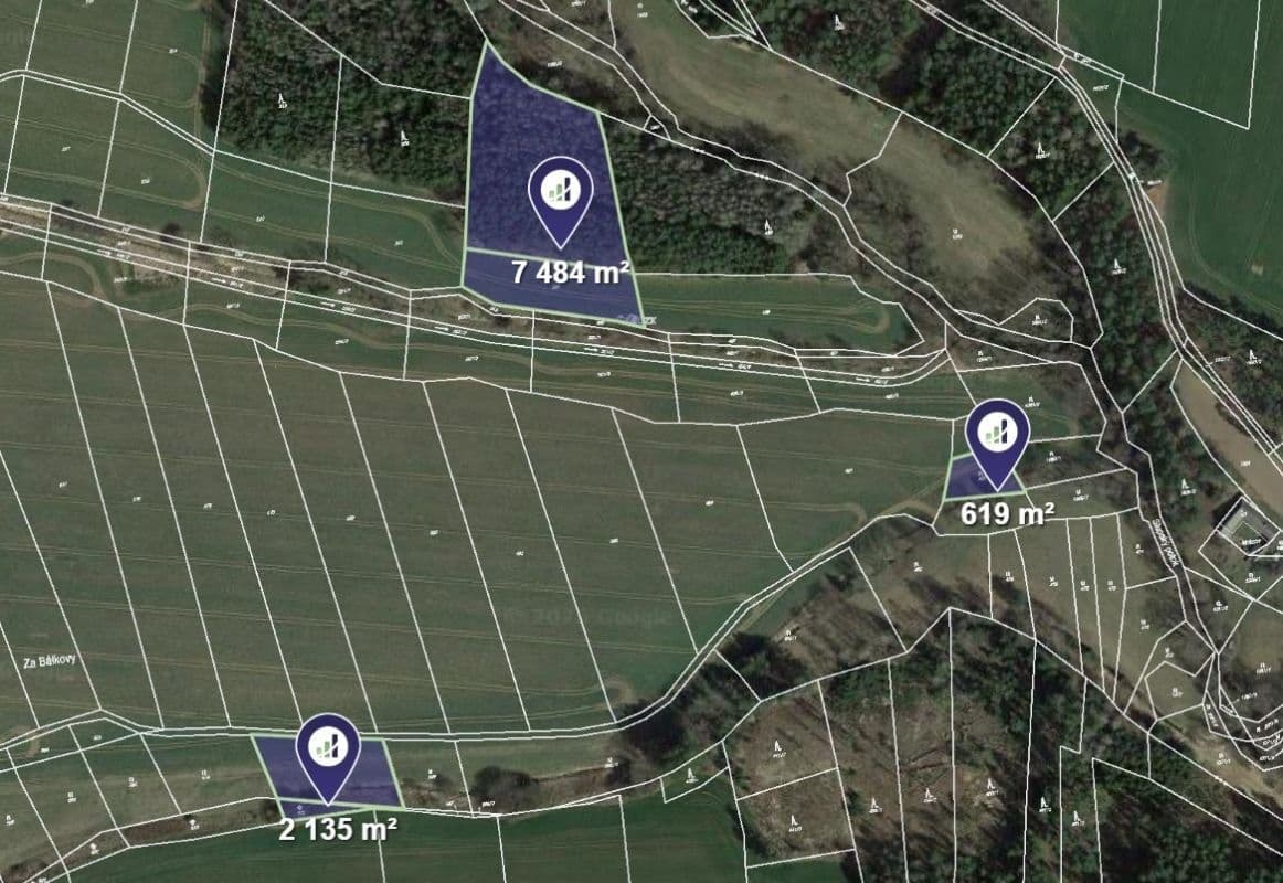 Prodej pozemku 10.238 m², Mladá Vožice, Jihočeský kraj Prodej pozemku 10.238 m², Mladá Vožice, Jihočeský kraj