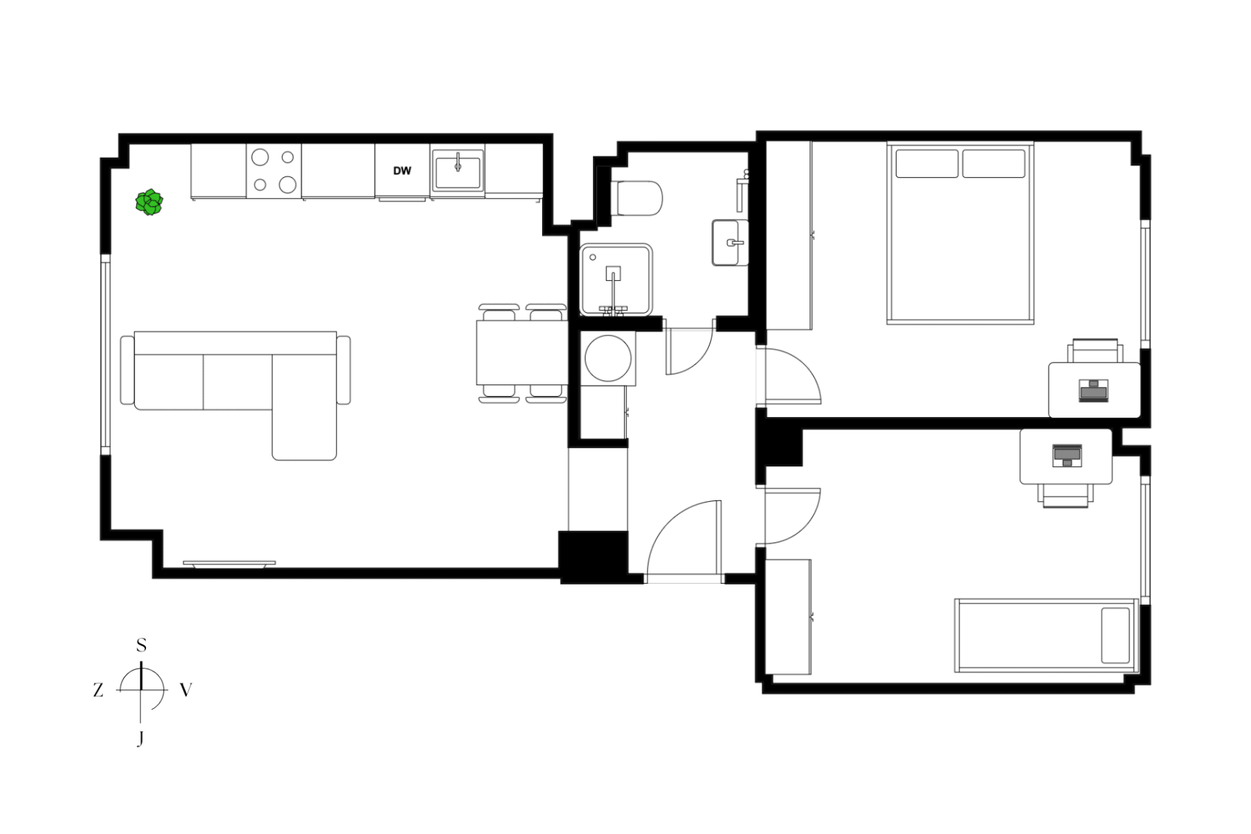 Prodej bytu 3+kk 57 m², Gruzínská, Praha, Praha Prodej bytu 3+kk 57 m², Gruzínská, Praha, Praha