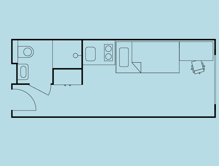 Pronájem bytu 1+kk 15 m², Na Zátorách, Praha, Praha Pronájem bytu 1+kk 15 m², Na Zátorách, Praha, Praha
