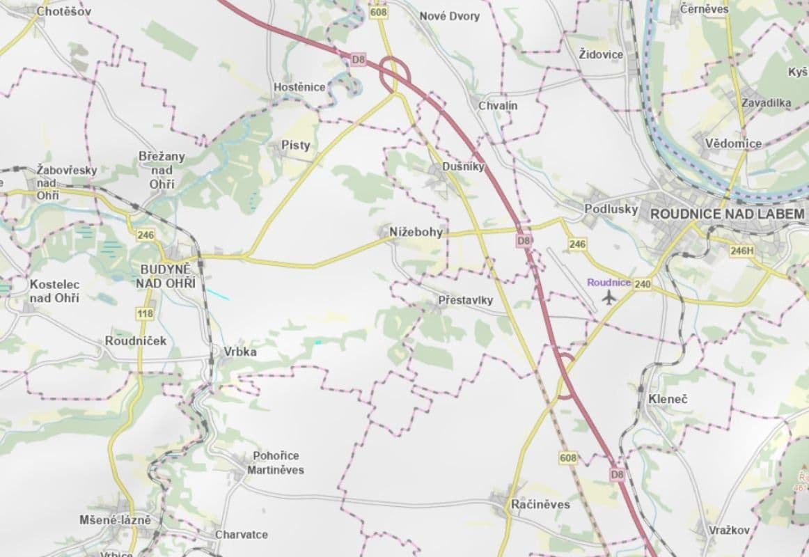 Prodej pozemku 8.473 m², Budyně nad Ohří, Ústecký kraj Prodej pozemku 8.473 m², Budyně nad Ohří, Ústecký kraj