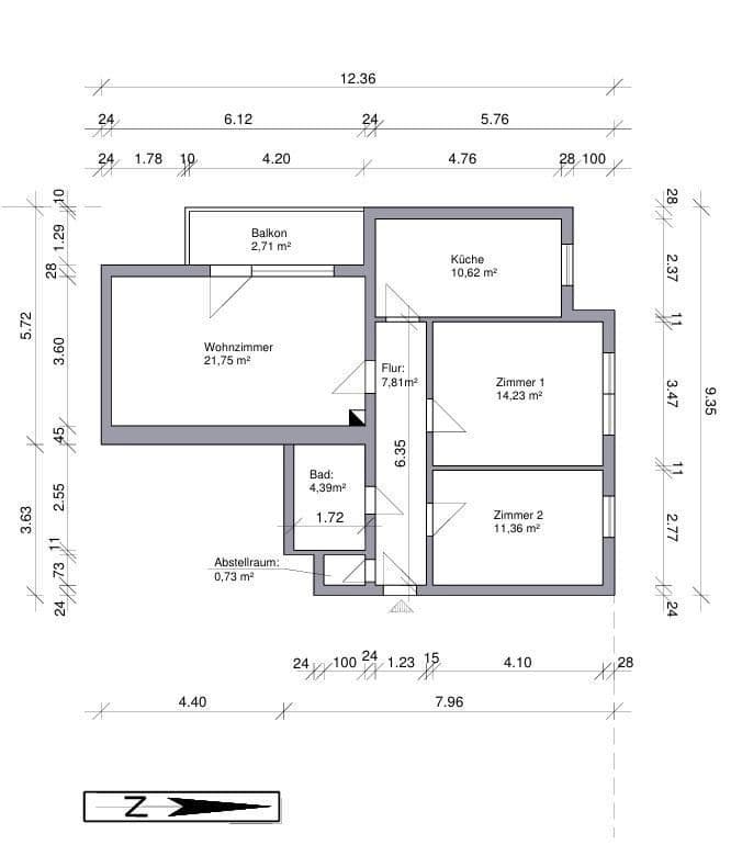 Prodej bytu 3+1 73 m², Mutterstadt, Porýní-Falc Prodej bytu 3+1 73 m², Mutterstadt, Porýní-Falc