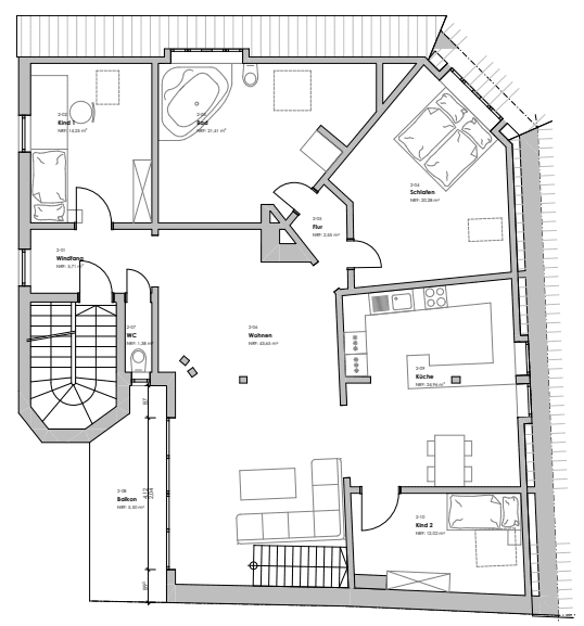 Pronájem bytu 5+1 166 m², Uffenheim, Bavorsko Pronájem bytu 5+1 166 m², Uffenheim, Bavorsko