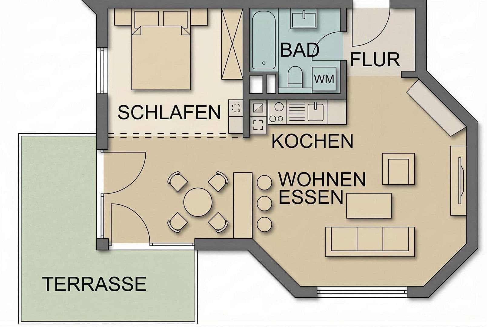 Prodej bytu 1+kk 58 m², Bodman-Ludwigshafen, Bádensko-Württembersko Prodej bytu 1+kk 58 m², Bodman-Ludwigshafen, Bádensko-Württembersko