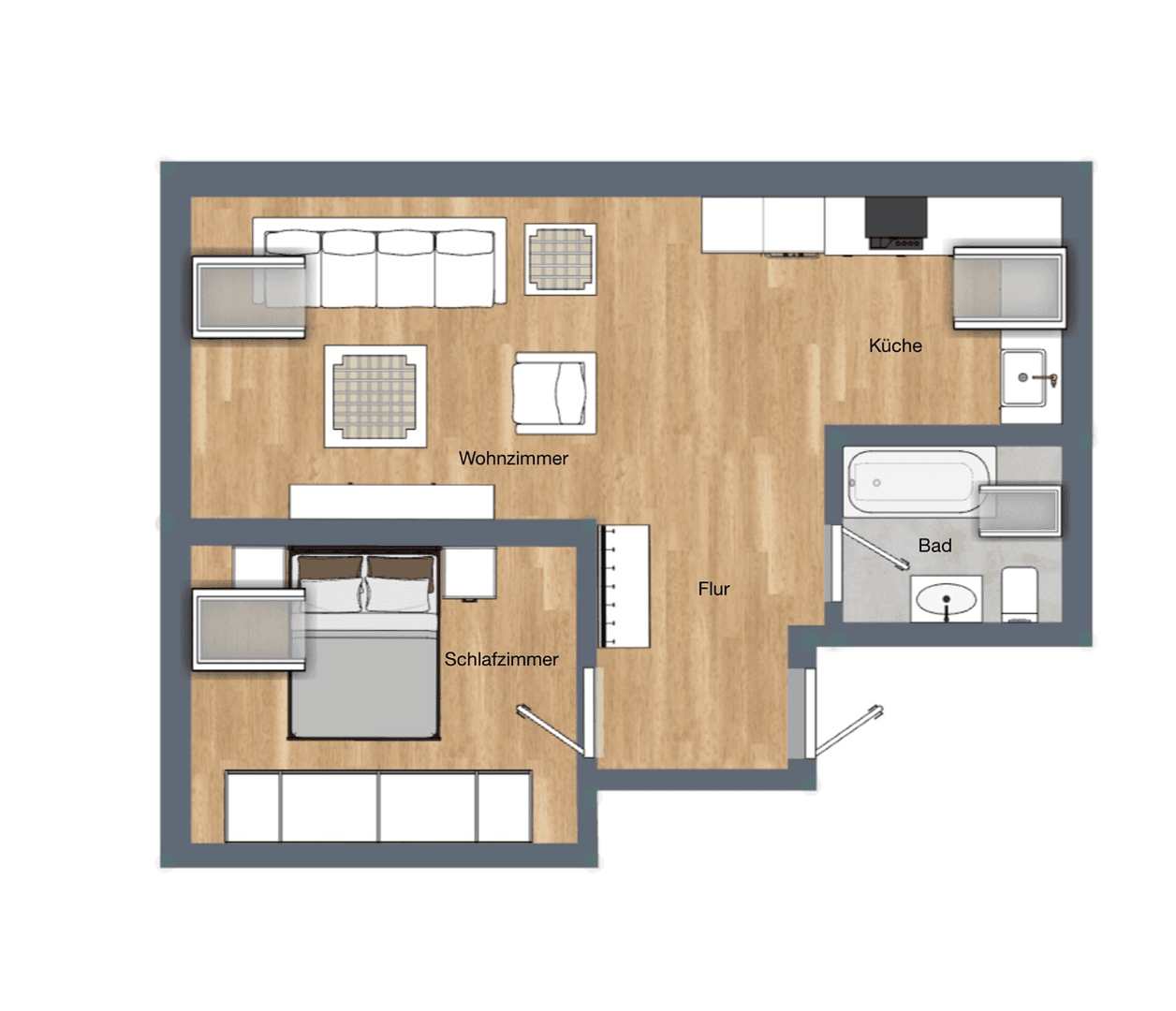 Pronájem bytu 2+1 49 m², Ferdinand-Jost-Straße 37, Leipzig, Sasko Pronájem bytu 2+1 49 m², Ferdinand-Jost-Straße 37, Leipzig, Sasko