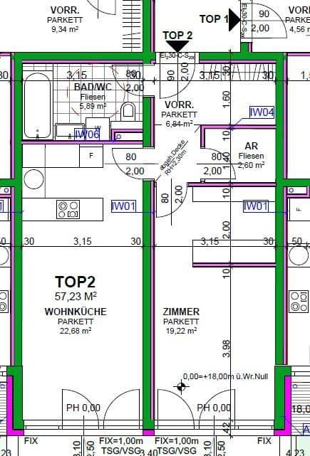 Pronájem bytu 2+1 58 m², Heiligenstädter Straße 395a, Wien, Wien Pronájem bytu 2+1 58 m², Heiligenstädter Straße 395a, Wien, Wien