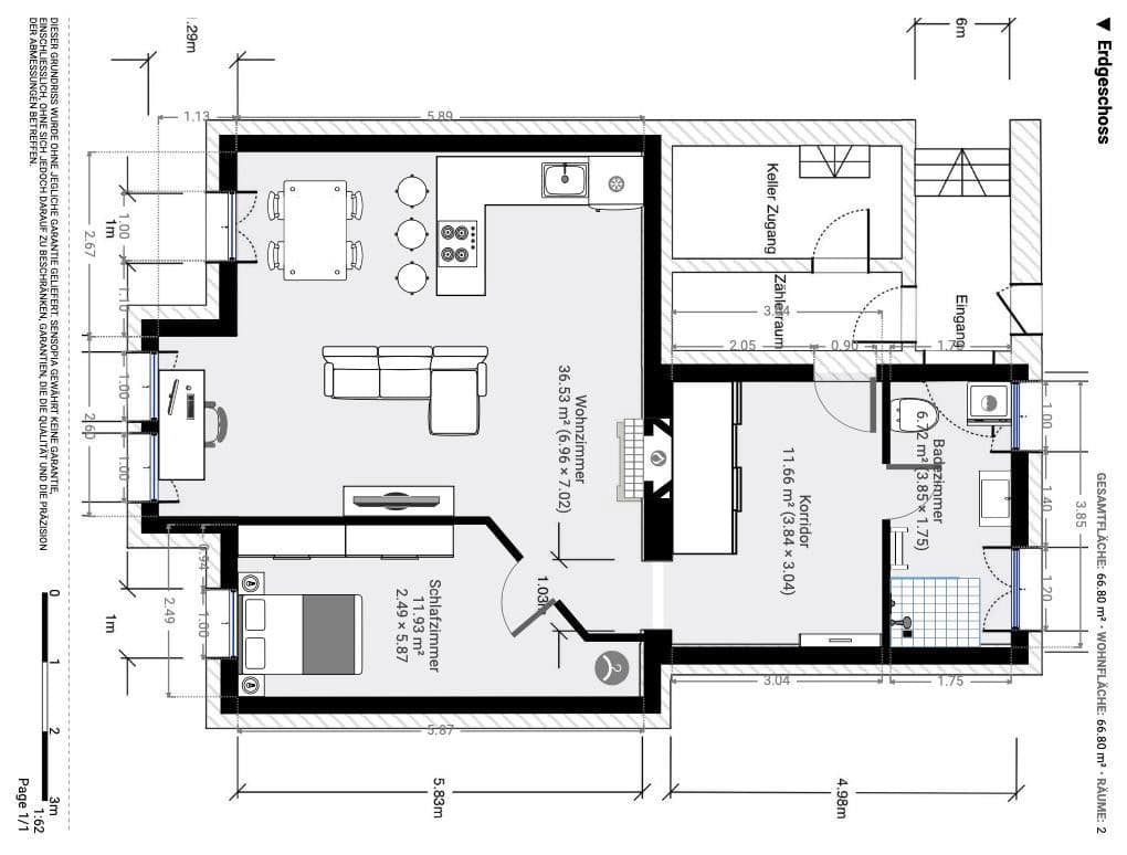 Prodej bytu 2+1 67 m², Berlin Steglitz, Berlín Prodej bytu 2+1 67 m², Berlin Steglitz, Berlín