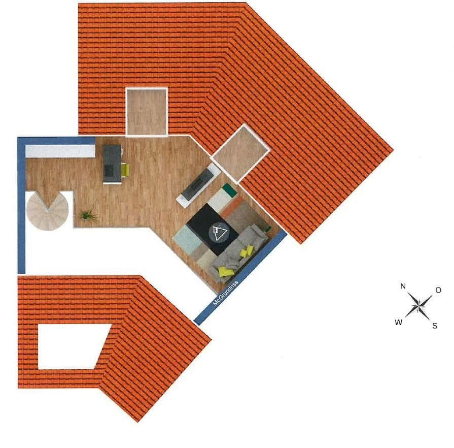 Pronájem bytu 3+kk 77 m², Filderstadt, Bádensko-Württembersko Pronájem bytu 3+kk 77 m², Filderstadt, Bádensko-Württembersko