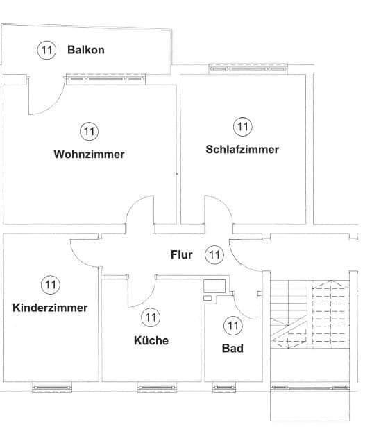 Pronájem bytu 3+1 79 m², Kleiststraße 43, Ingolstadt, Bavorsko Pronájem bytu 3+1 79 m², Kleiststraße 43, Ingolstadt, Bavorsko