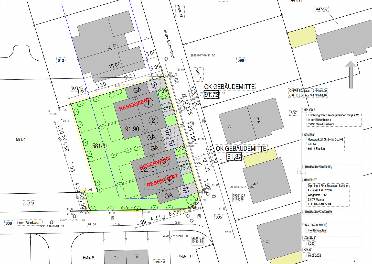Prodej domu 141 m², pozemek 900 m², In der Eichenbach 1, Gau-Algesheim, Porýní-Falc Prodej domu 141 m², pozemek 900 m², In der Eichenbach 1, Gau-Algesheim, Porýní-Falc