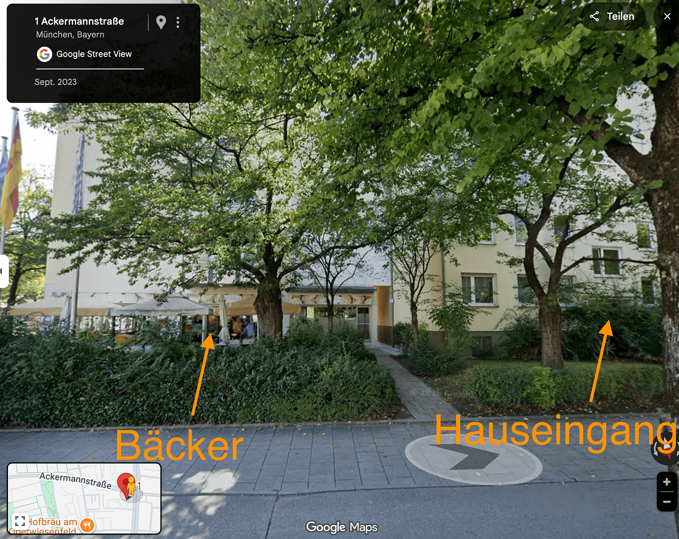 Pronájem bytu 1+1 18 m², Ackermannstrasse 1, München, Bavorsko Pronájem bytu 1+1 18 m², Ackermannstrasse 1, München, Bavorsko