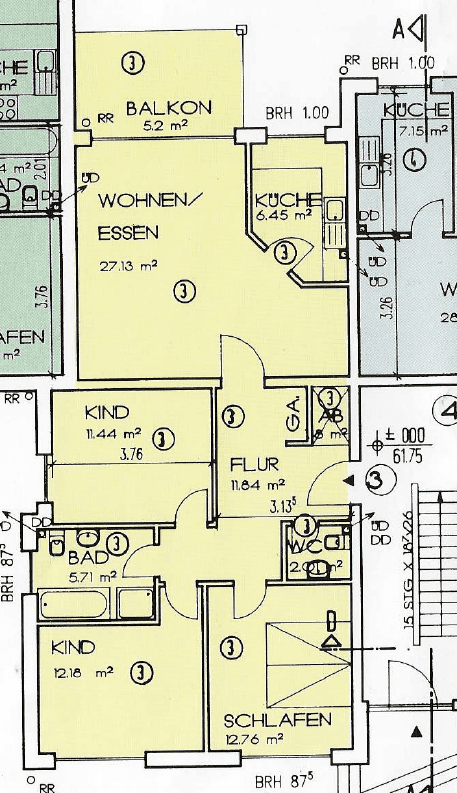 Pronájem bytu 4+kk 97 m², Uranusweg 22, Marl, Severní Porýní-Vestfálsko Pronájem bytu 4+kk 97 m², Uranusweg 22, Marl, Severní Porýní-Vestfálsko