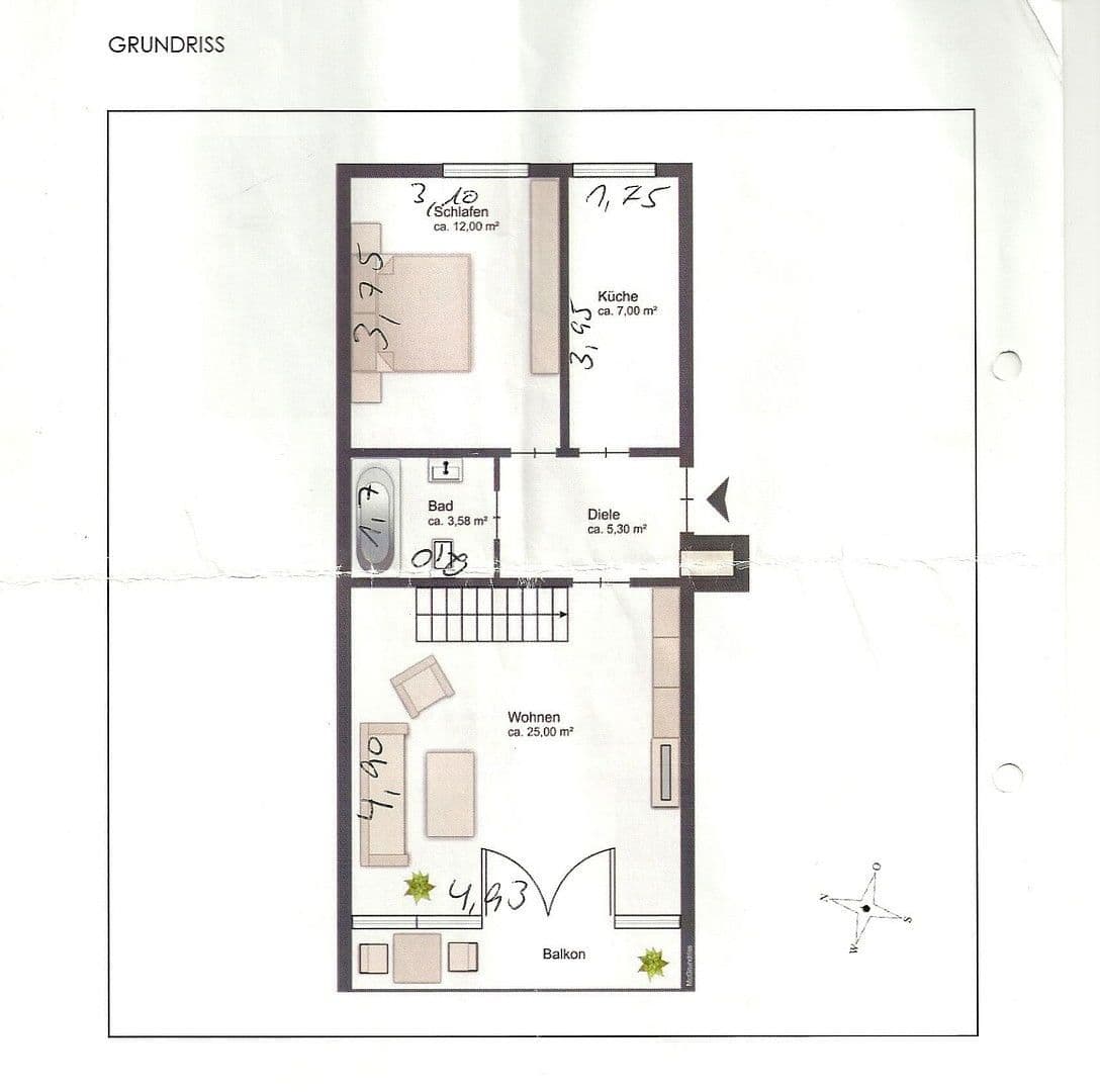 Prodej bytu 3+1 69 m², Hamburg, Hamburg Prodej bytu 3+1 69 m², Hamburg, Hamburg