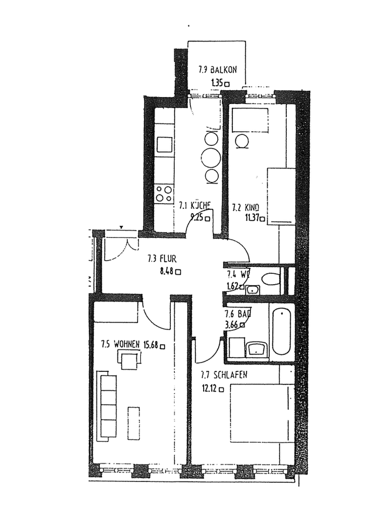 Prodej bytu 3+1 65 m², Melscher Str. 6, Leipzig, Sasko Prodej bytu 3+1 65 m², Melscher Str. 6, Leipzig, Sasko
