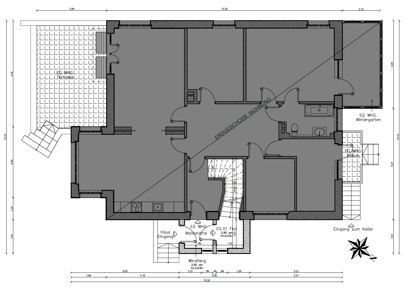 Prodej bytu 4+1 115 m², Hamburg, Hamburg Prodej bytu 4+1 115 m², Hamburg, Hamburg