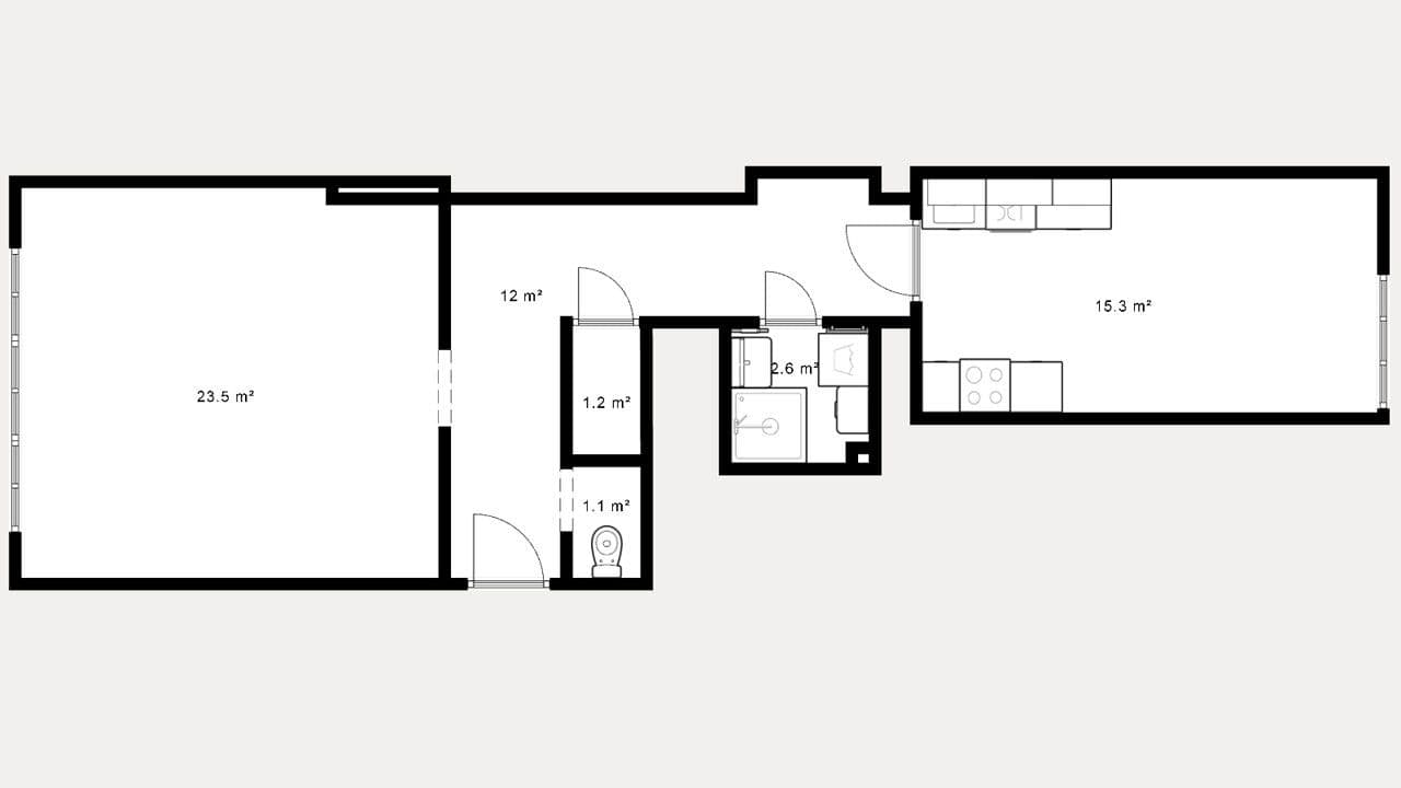 Prodej bytu 2+kk 56 m², U Družstva Život, Praha, Praha Prodej bytu 2+kk 56 m², U Družstva Život, Praha, Praha
