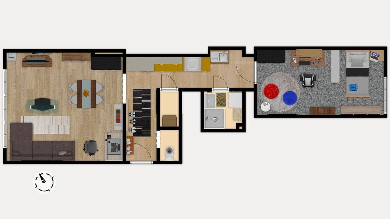 Prodej bytu 2+kk 56 m², U Družstva Život, Praha, Praha Prodej bytu 2+kk 56 m², U Družstva Život, Praha, Praha