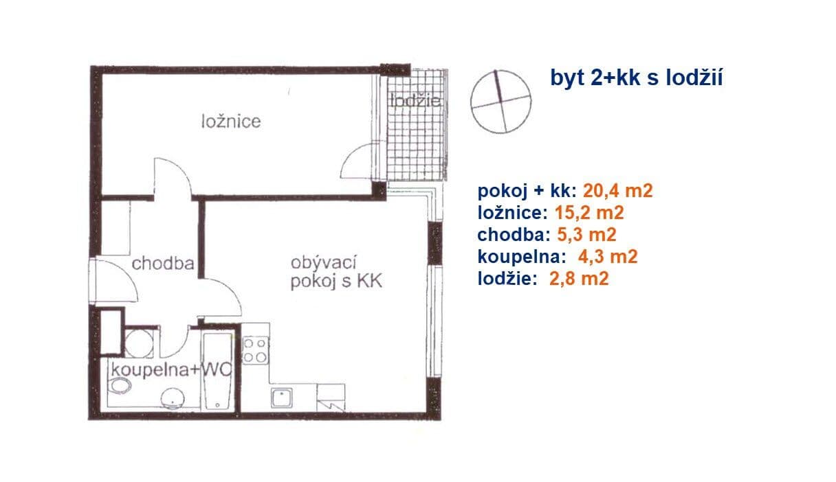 Pronájem bytu 2+kk 47 m², Hnězdenská, Praha, Praha Pronájem bytu 2+kk 47 m², Hnězdenská, Praha, Praha