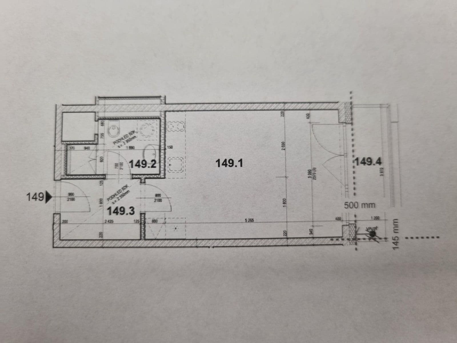 Pronájem bytu 1+kk 32 m², Poděbradská, Praha, Praha Pronájem bytu 1+kk 32 m², Poděbradská, Praha, Praha