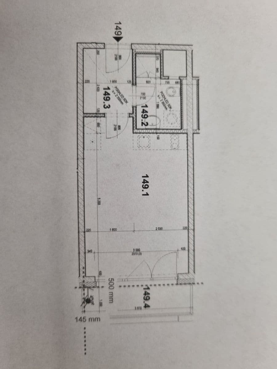 Pronájem bytu 1+kk 32 m², Poděbradská, Praha, Praha Pronájem bytu 1+kk 32 m², Poděbradská, Praha, Praha