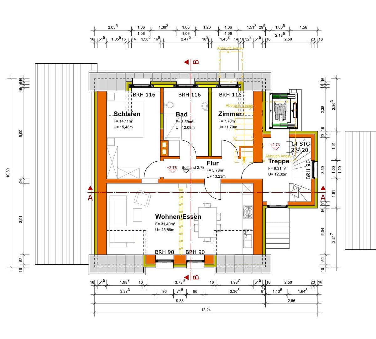 Pronájem bytu 3+1 70 m², Bous, Země Sársko Pronájem bytu 3+1 70 m², Bous, Země Sársko