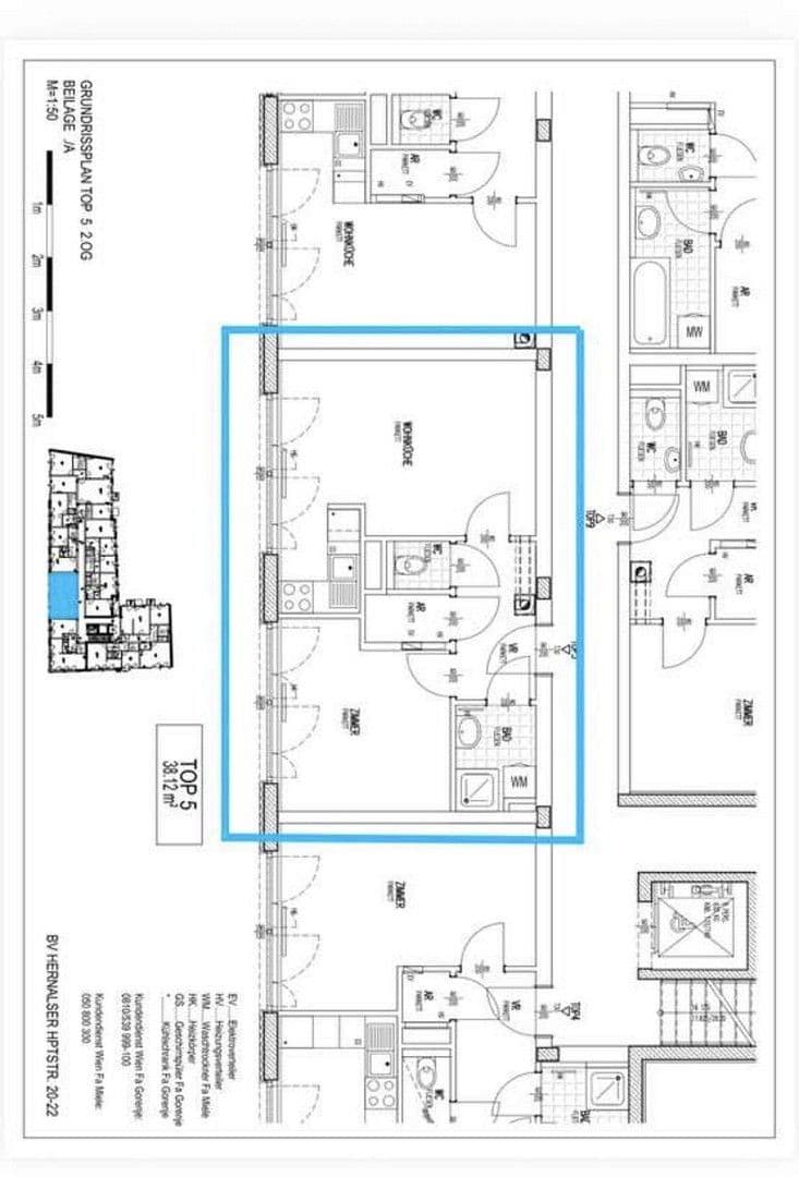 Pronájem bytu 2+1 40 m², Hernalser Hauptstraße 22, Wien, Wien Pronájem bytu 2+1 40 m², Hernalser Hauptstraße 22, Wien, Wien