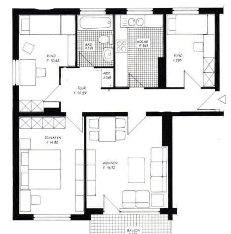 Pronájem bytu 4+1 76 m², Tilsitstraße 7, Lübeck, Šlesvicko-Holštýnsko Pronájem bytu 4+1 76 m², Tilsitstraße 7, Lübeck, Šlesvicko-Holštýnsko