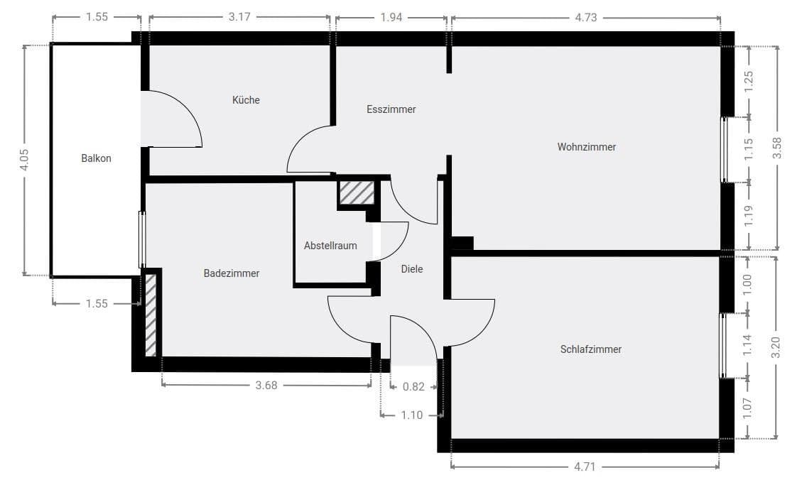 Pronájem bytu 2+1 62 m², Markgrafenstraße 12, Nürnberg, Bavorsko Pronájem bytu 2+1 62 m², Markgrafenstraße 12, Nürnberg, Bavorsko