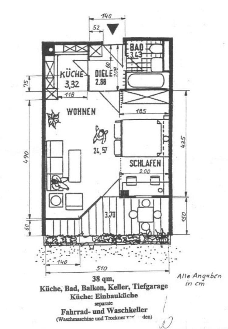 Prodej bytu 1+kk 38 m², München, Bavorsko Prodej bytu 1+kk 38 m², München, Bavorsko