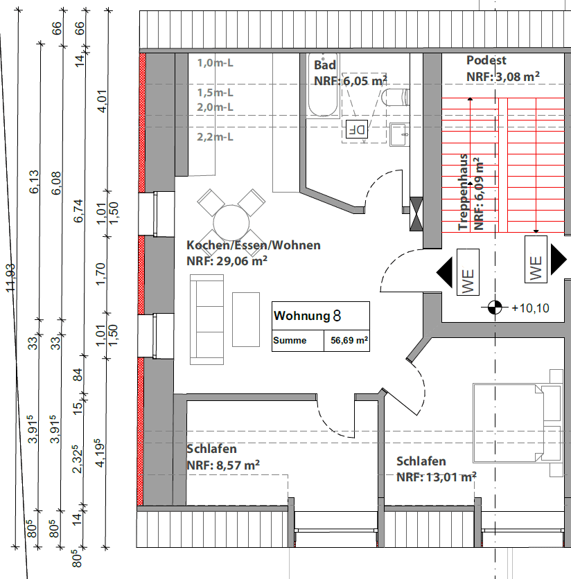 Pronájem bytu 3+1 57 m², Regensburg, Bavorsko Pronájem bytu 3+1 57 m², Regensburg, Bavorsko