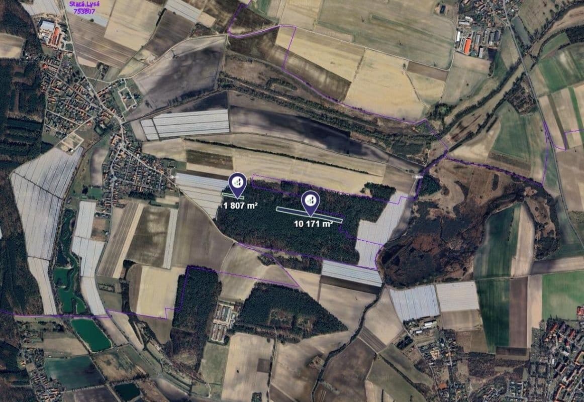 Prodej pozemku 11.978 m², Stará Lysá, Středočeský kraj Prodej pozemku 11.978 m², Stará Lysá, Středočeský kraj