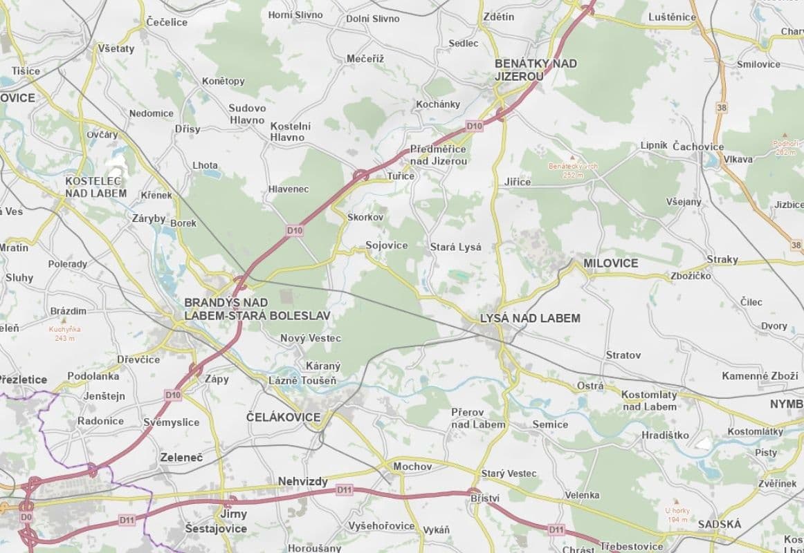 Prodej pozemku 11.978 m², Stará Lysá, Středočeský kraj Prodej pozemku 11.978 m², Stará Lysá, Středočeský kraj